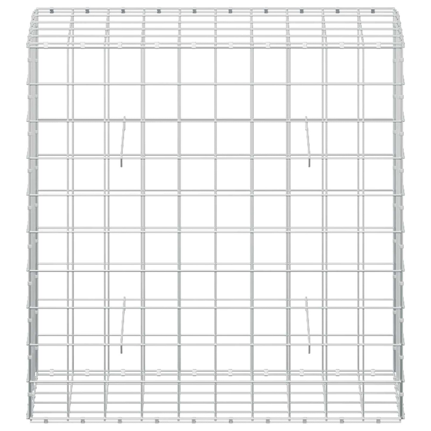 vidaXL Γκαμπιόν με σύρμα 3,5 mm και πλέγμα 10x10 cm 50x100x100 εκ