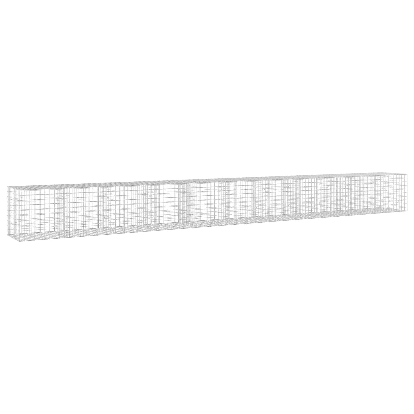 vidaXL Γκαμπιόν με σύρμα 3,5 mm και πλέγμα 10x10 cm 1050x100x100 εκ