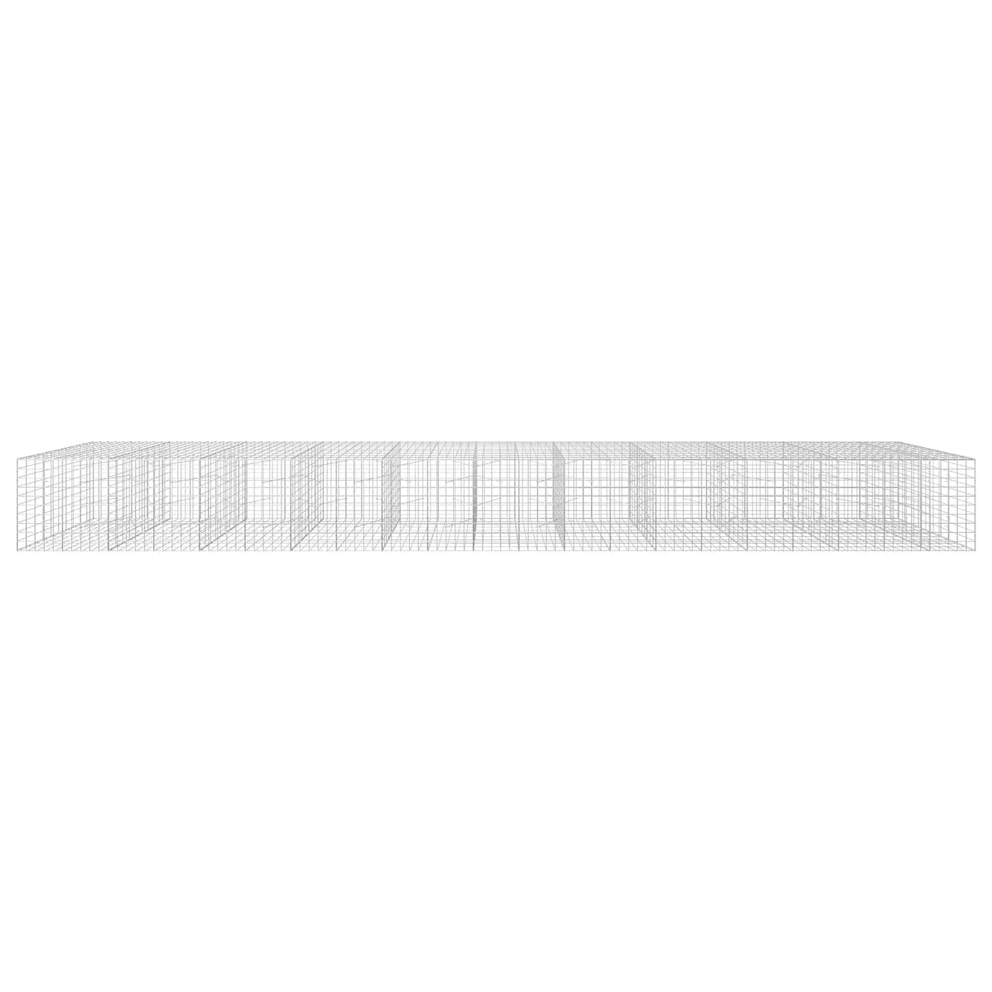 vidaXL Γκαμπιόν με σύρμα 3,5 mm και πλέγμα 10x10 cm 1050x100x100 εκ