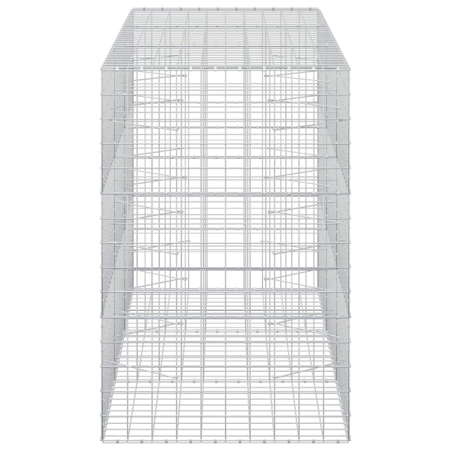 vidaXL Γκαμπιόν με σύρμα 3,5 mm και πλέγμα 10x10 cm 300x100x150 εκ