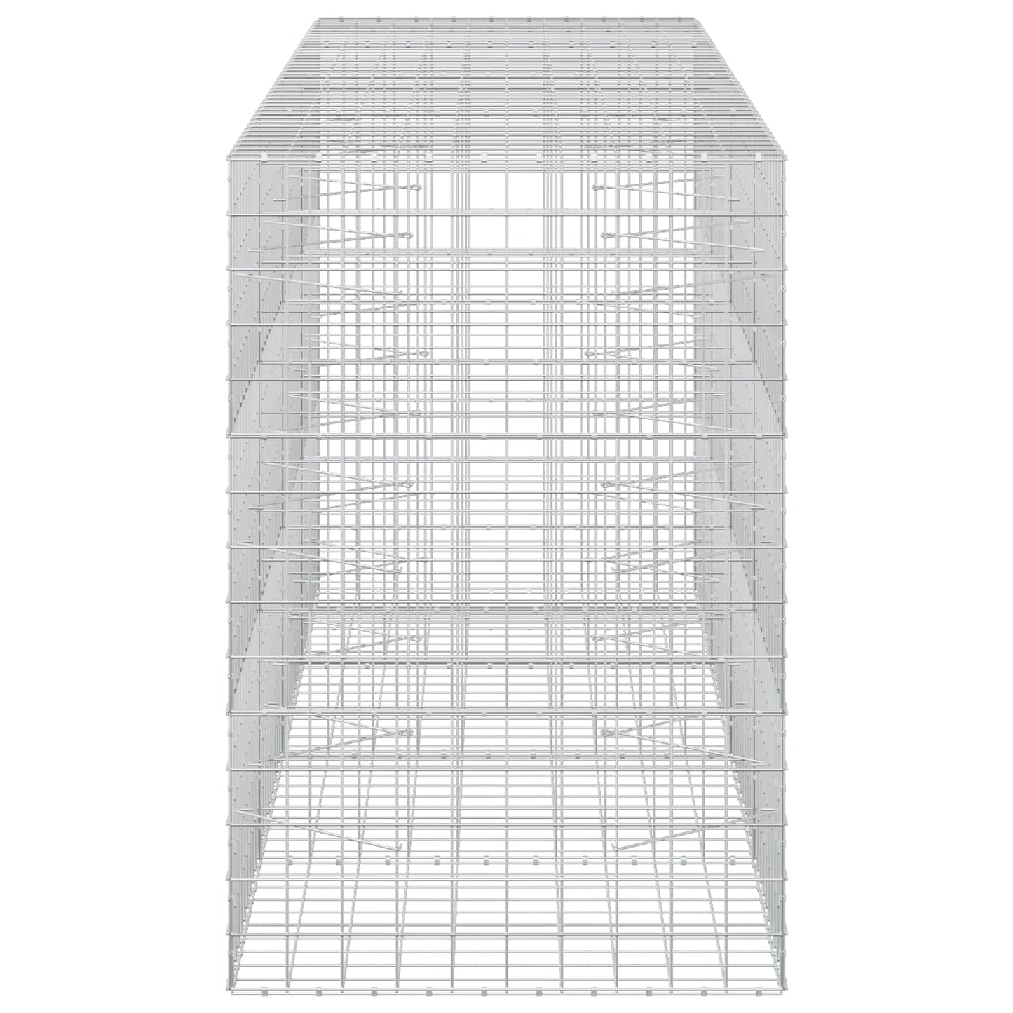 vidaXL Γκαμπιόν με σύρμα 3,5 mm και πλέγμα 10x10 cm 400x100x150 εκ.