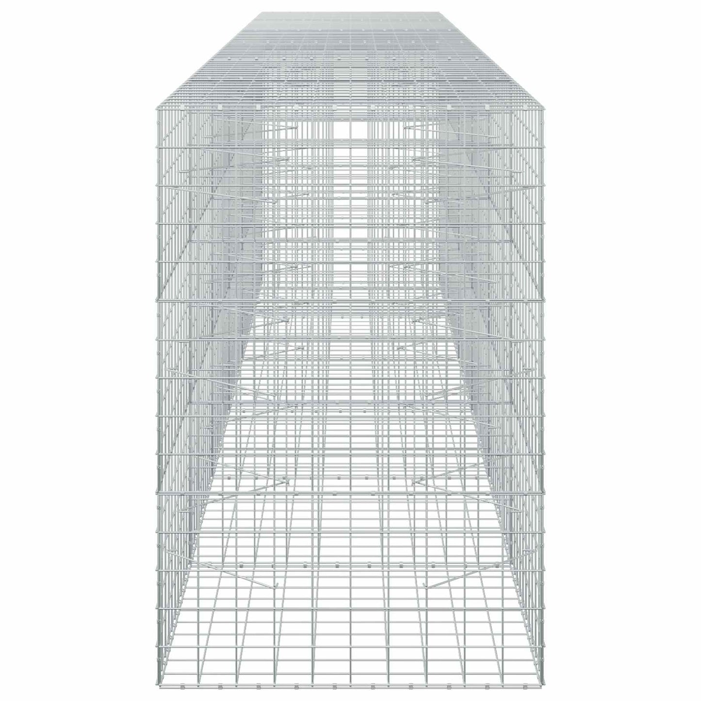 vidaXL Γκαμπιόν με σύρμα 3,5 mm και πλέγμα 10x10 cm 600x100x150 εκ