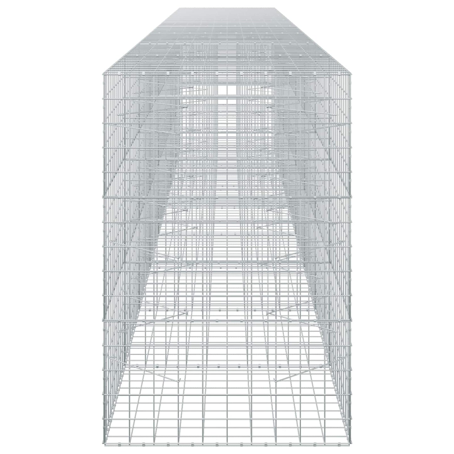 vidaXL Γκαμπιόν με σύρμα 3,5 mm και πλέγμα 10x10 cm 800x100x150 εκ.