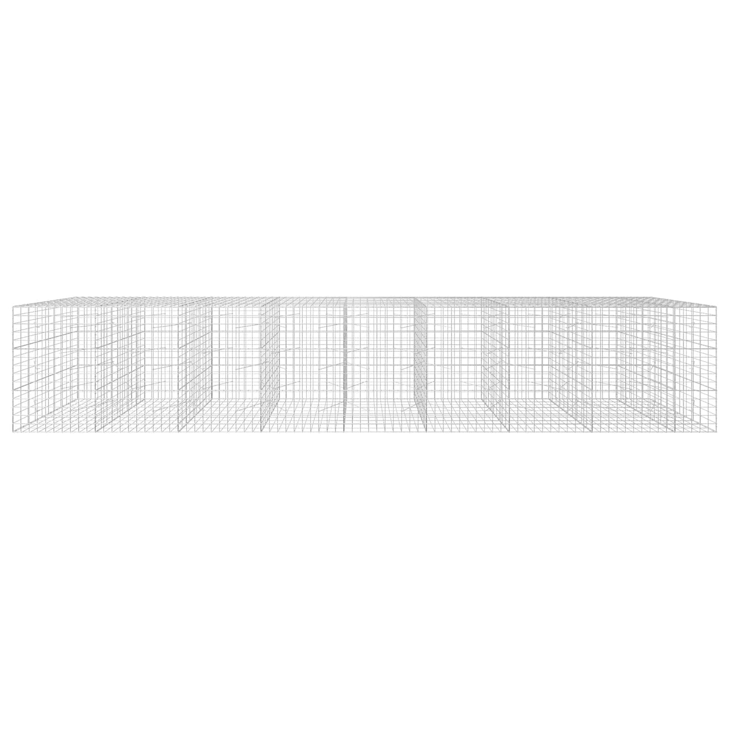vidaXL Γκαμπιόν με σύρμα 3,5 mm και πλέγμα 10x10 cm 850x100x150 εκ