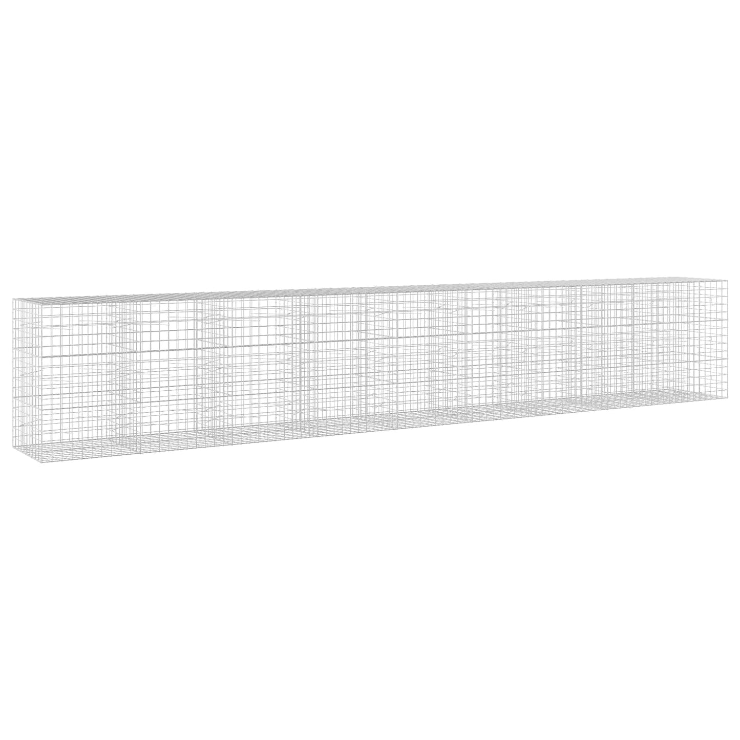 vidaXL Γκαμπιόν με σύρμα 3,5 mm και πλέγμα 10x10 cm 900x100x150 εκ