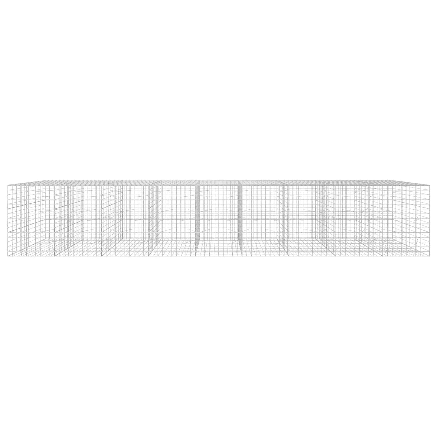 vidaXL Γκαμπιόν με σύρμα 3,5 mm και πλέγμα 10x10 cm 900x100x150 εκ