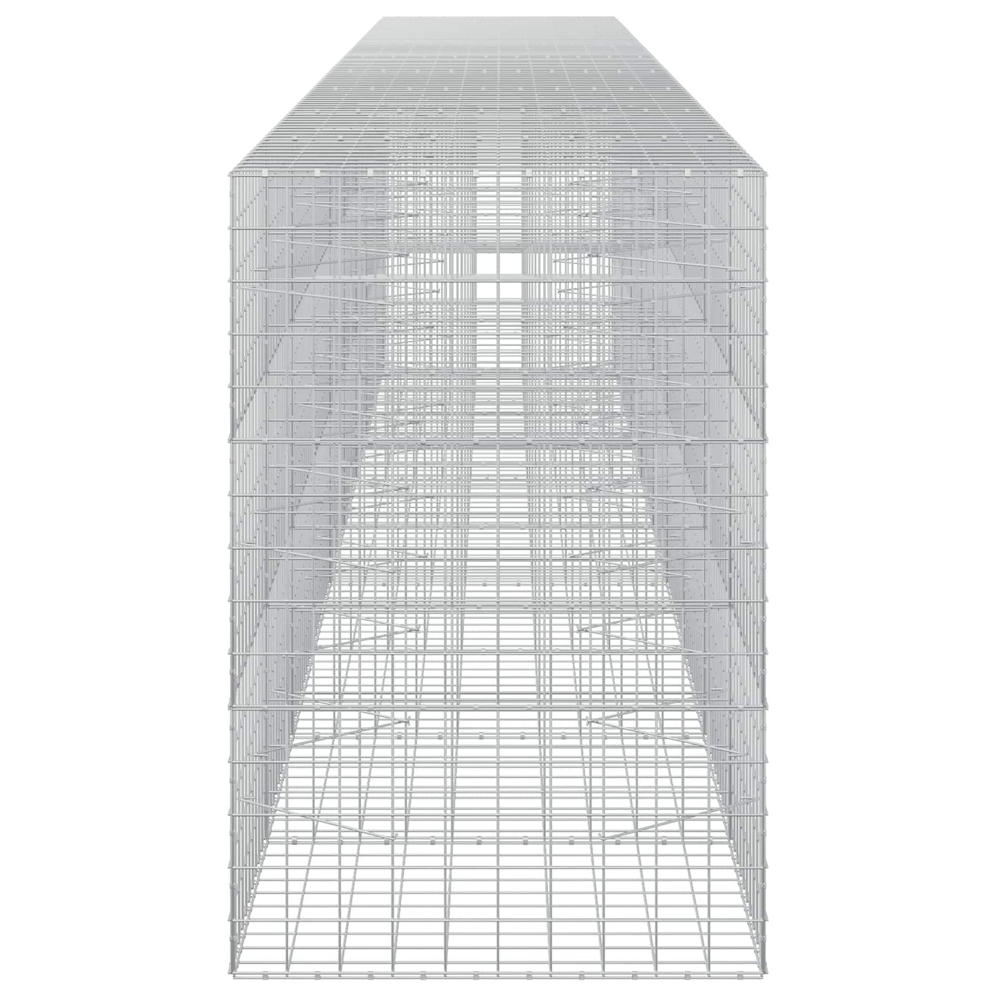 vidaXL Γκαμπιόν με σύρμα 3,5 mm και πλέγμα 10x10 cm 900x100x150 εκ