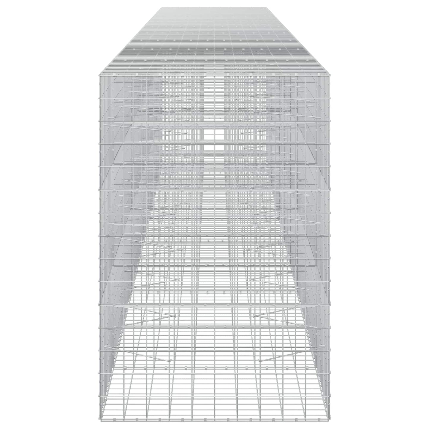vidaXL Γκαμπιόν με σύρμα 3,5 mm και πλέγμα 10x10 cm 950x100x150 εκ.