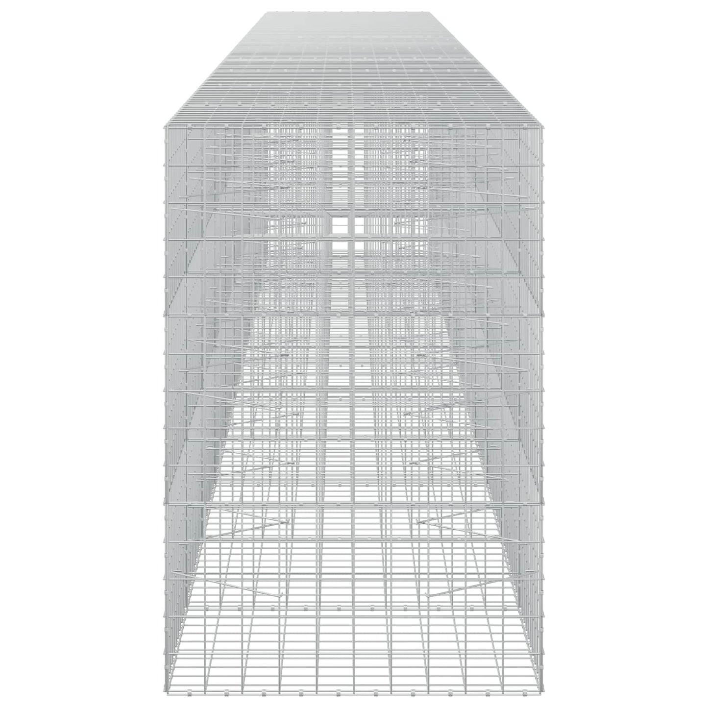 vidaXL Γκαμπιόν με σύρμα 3,5 mm και πλέγμα 10x10 cm 1050x100x150 εκ