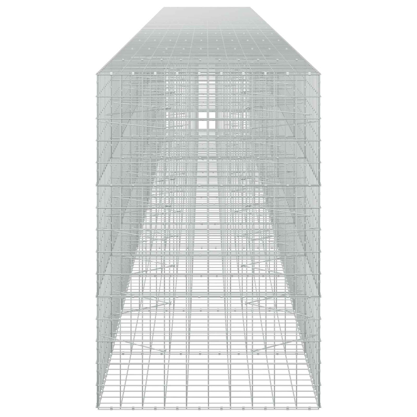 vidaXL Γκαμπιόν με σύρμα 3,5 mm και πλέγμα 10x10 cm 1100x100x150 εκ.