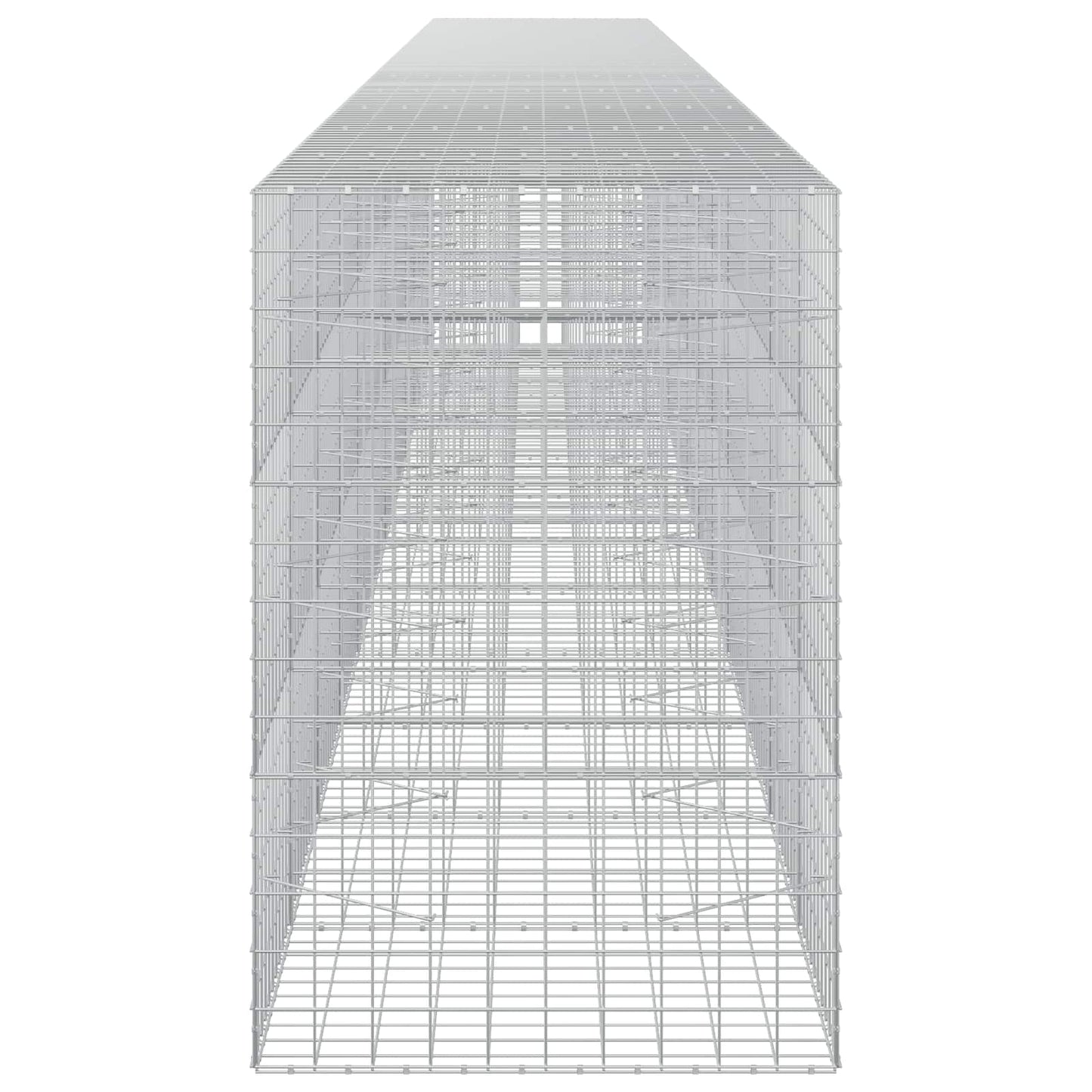 vidaXL Γκαμπιόν με σύρμα 3,5 mm και πλέγμα 10x10 cm 1200x100x150 εκ.