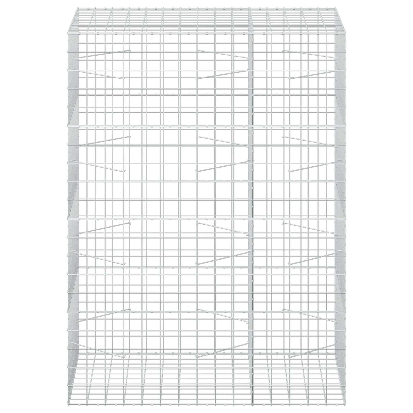 vidaXL Γκαμπιόν με σύρμα 3,5 mm και πλέγμα 10x10 cm 150x100x200 εκ.
