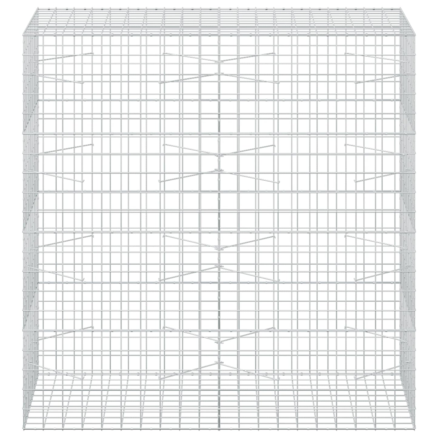 vidaXL Γκαμπιόν με σύρμα 3,5 mm και πλέγμα 10x10 cm 200x100x200 εκ