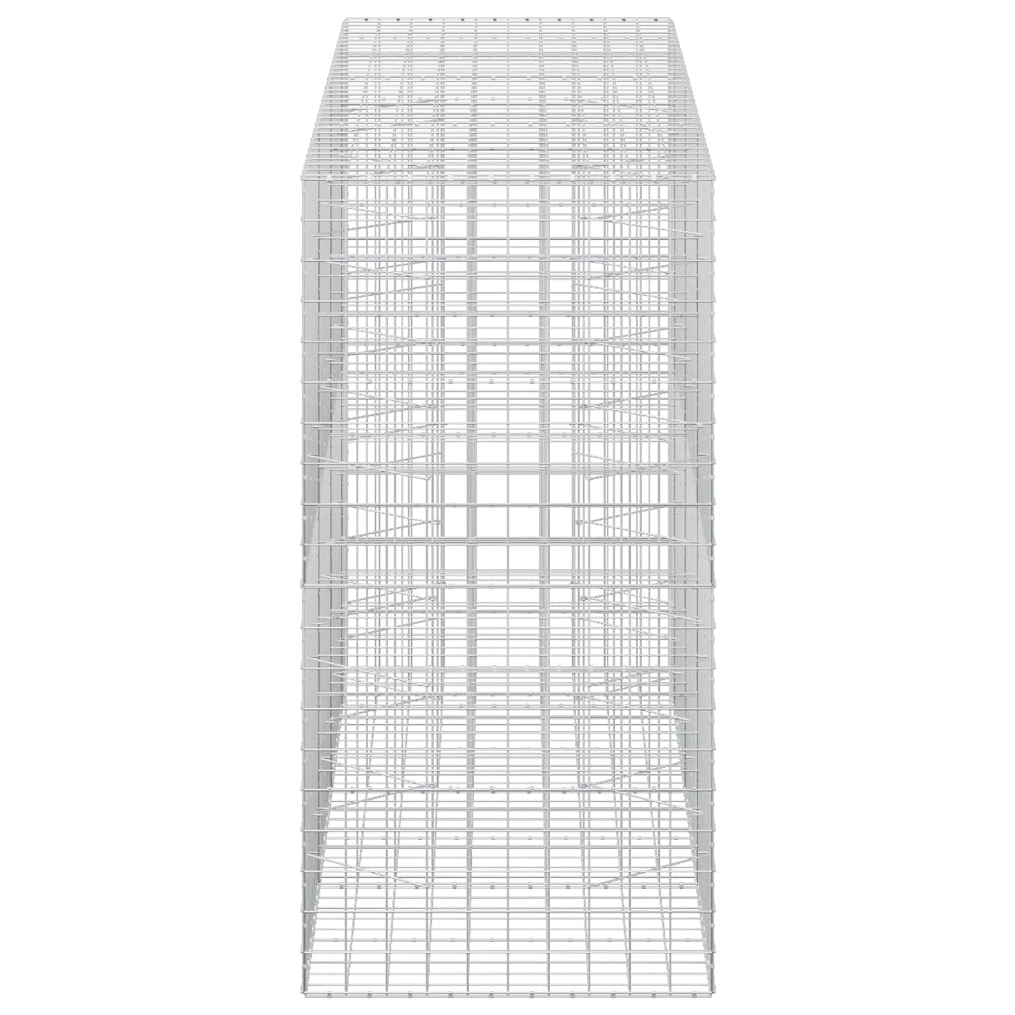 vidaXL Γκαμπιόν με σύρμα 3,5 mm και πλέγμα 10x10 cm 350x100x200 εκ.