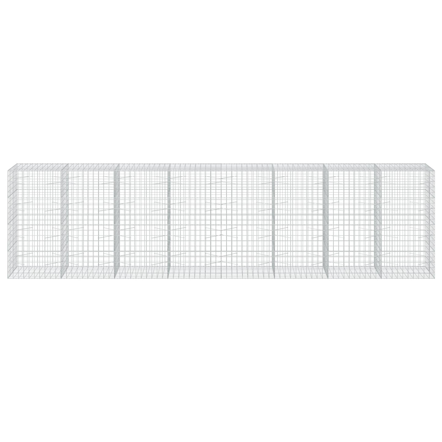 vidaXL Γκαμπιόν με σύρμα 3,5 mm και πλέγμα 10x10 cm 800x100x200 εκ