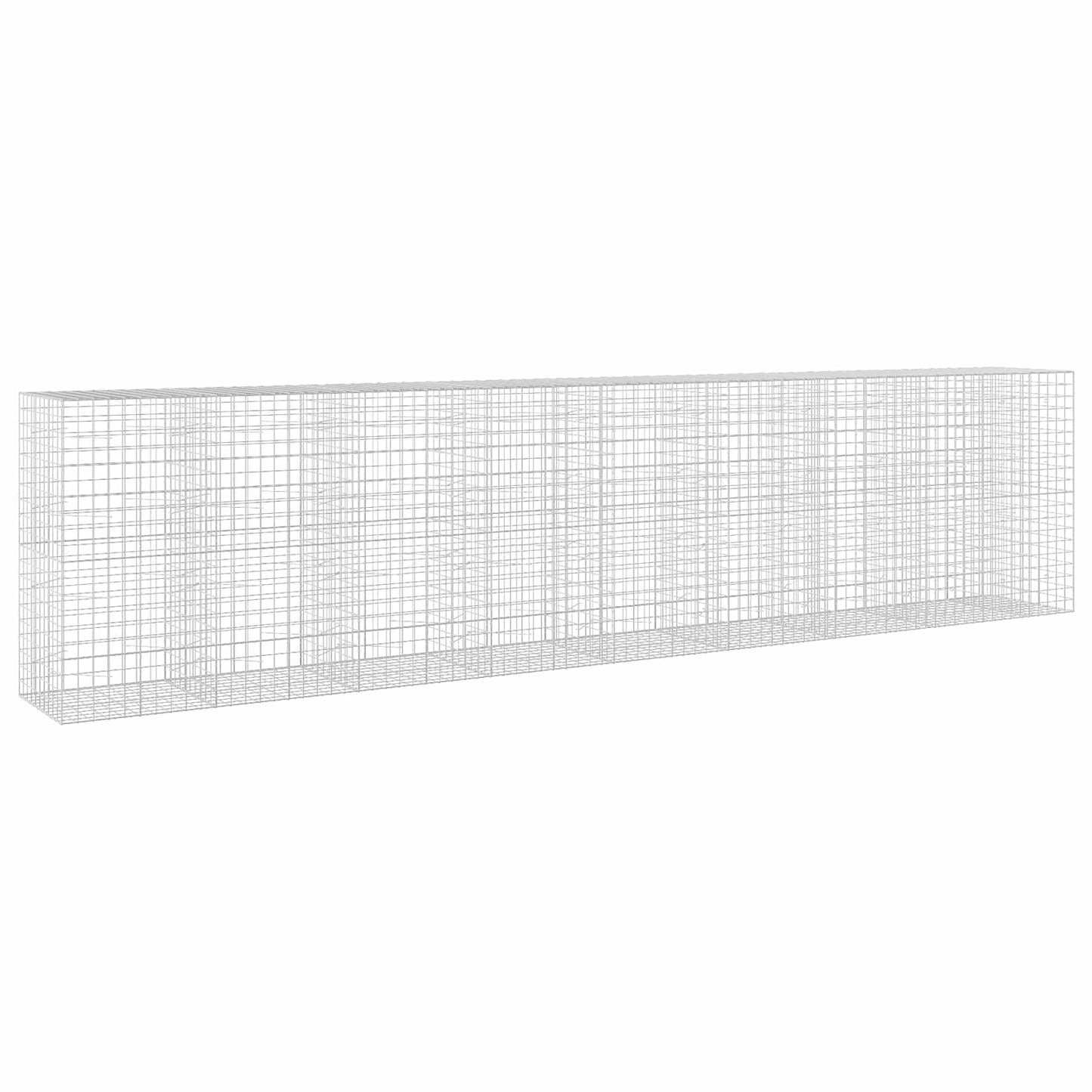 vidaXL Γκαμπιόν με σύρμα 3,5 mm και πλέγμα 10x10 cm 850x100x200 εκ
