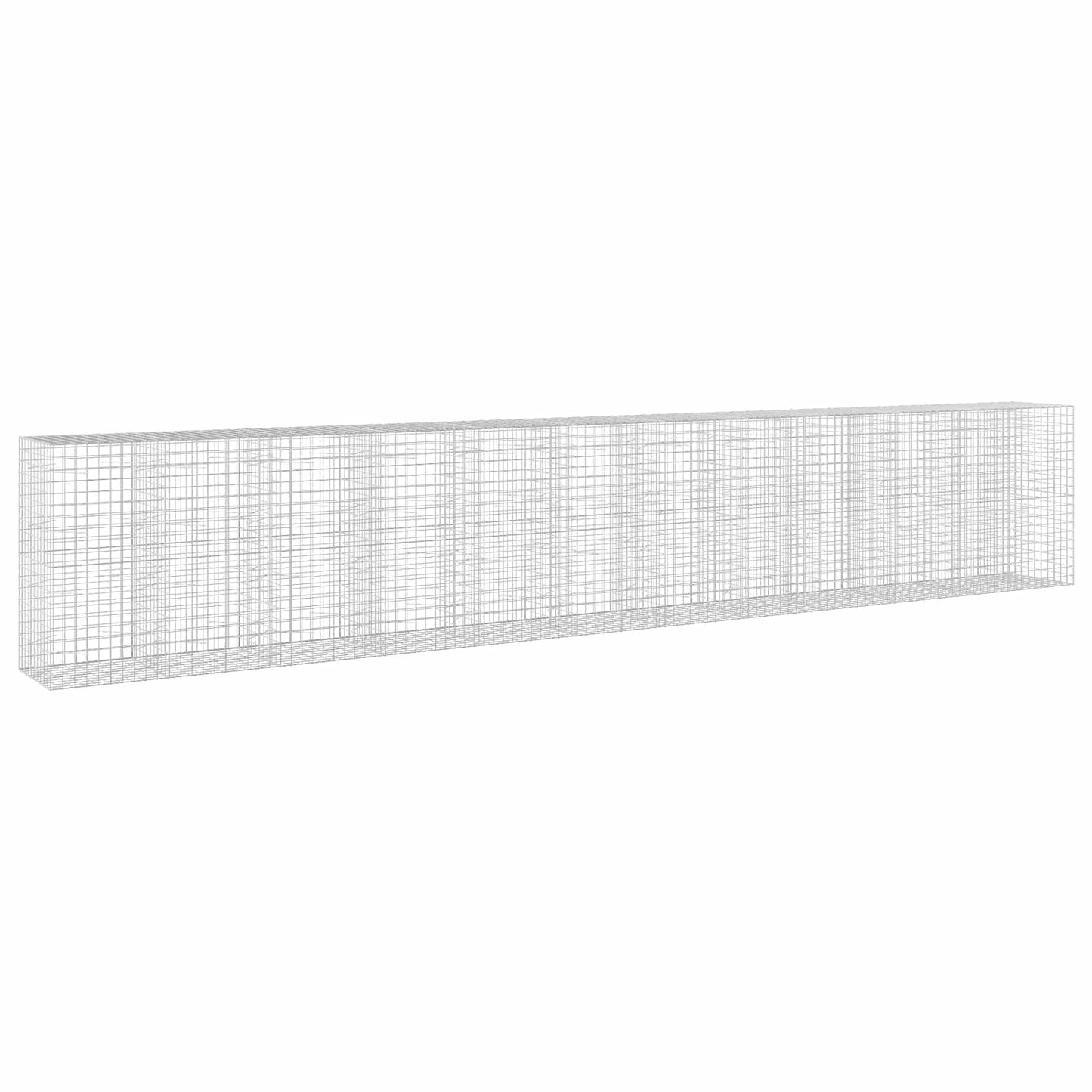 vidaXL Γκαμπιόν με σύρμα 3,5 mm και πλέγμα 10x10 cm 1150x100x200 εκ