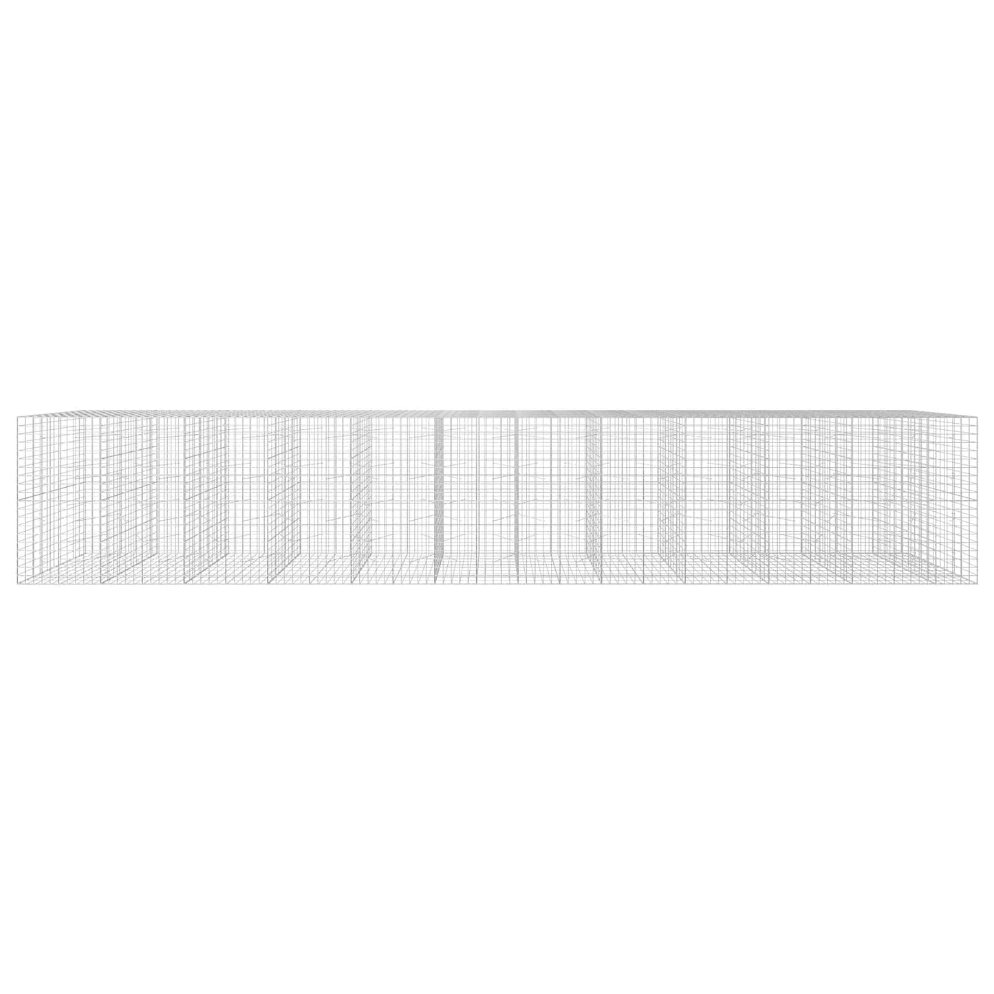 vidaXL Γκαμπιόν με σύρμα 3,5 mm και πλέγμα 10x10 cm 1150x100x200 εκ