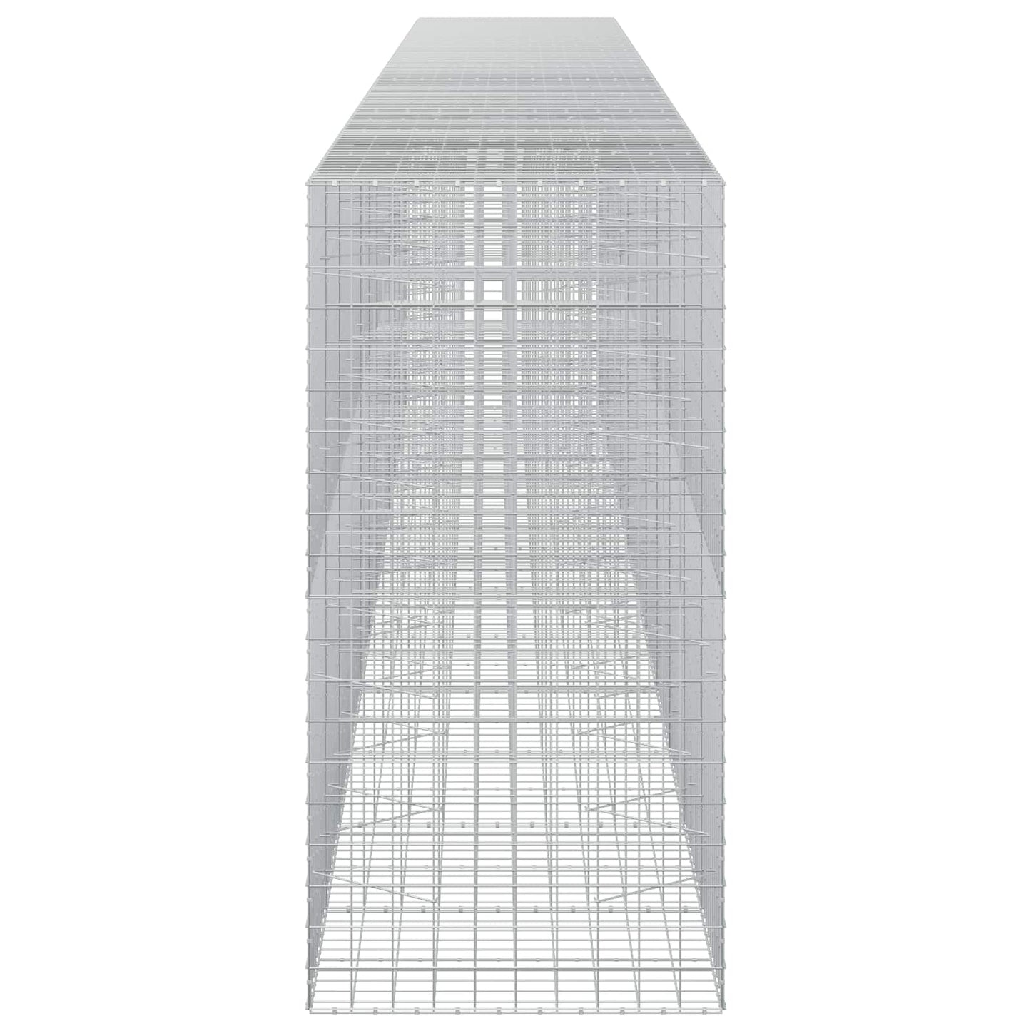 vidaXL Γκαμπιόν με σύρμα 3,5 mm και πλέγμα 10x10 cm 1150x100x200 εκ