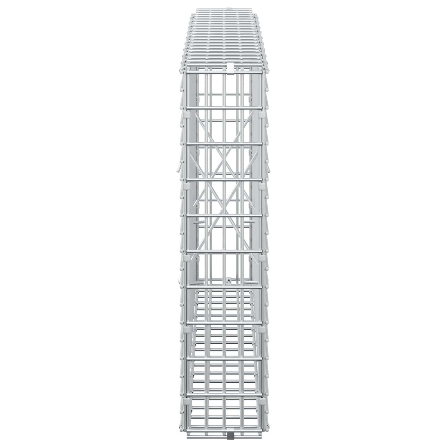 vidaXL Γκαμπιόν με σύρμα 5 mm και πλέγμα 5x2,5 cm 100x10x50 εκ