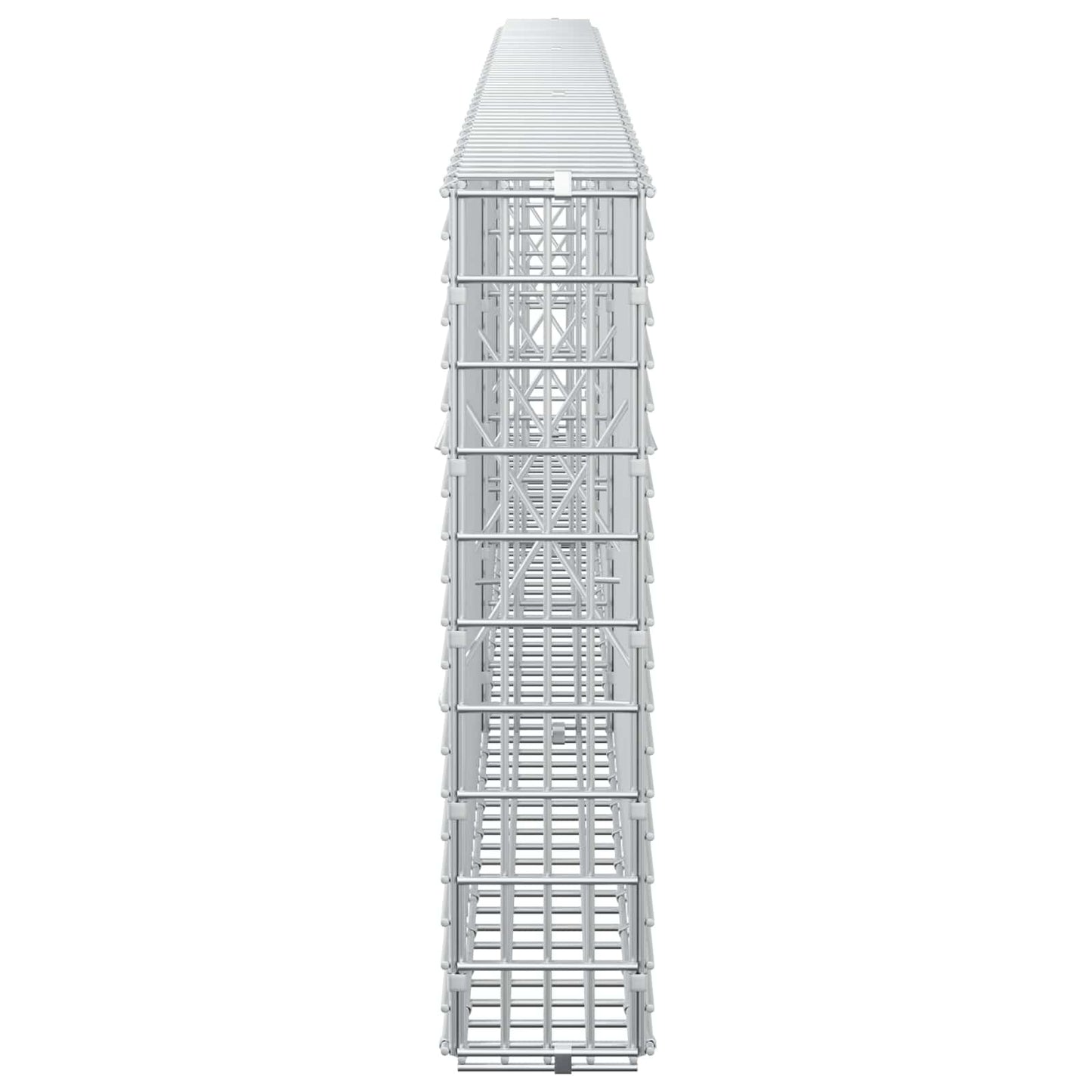 vidaXL Γκαμπιόν με σύρμα 5 mm και πλέγμα 5x2,5 cm 300x10x50 εκ
