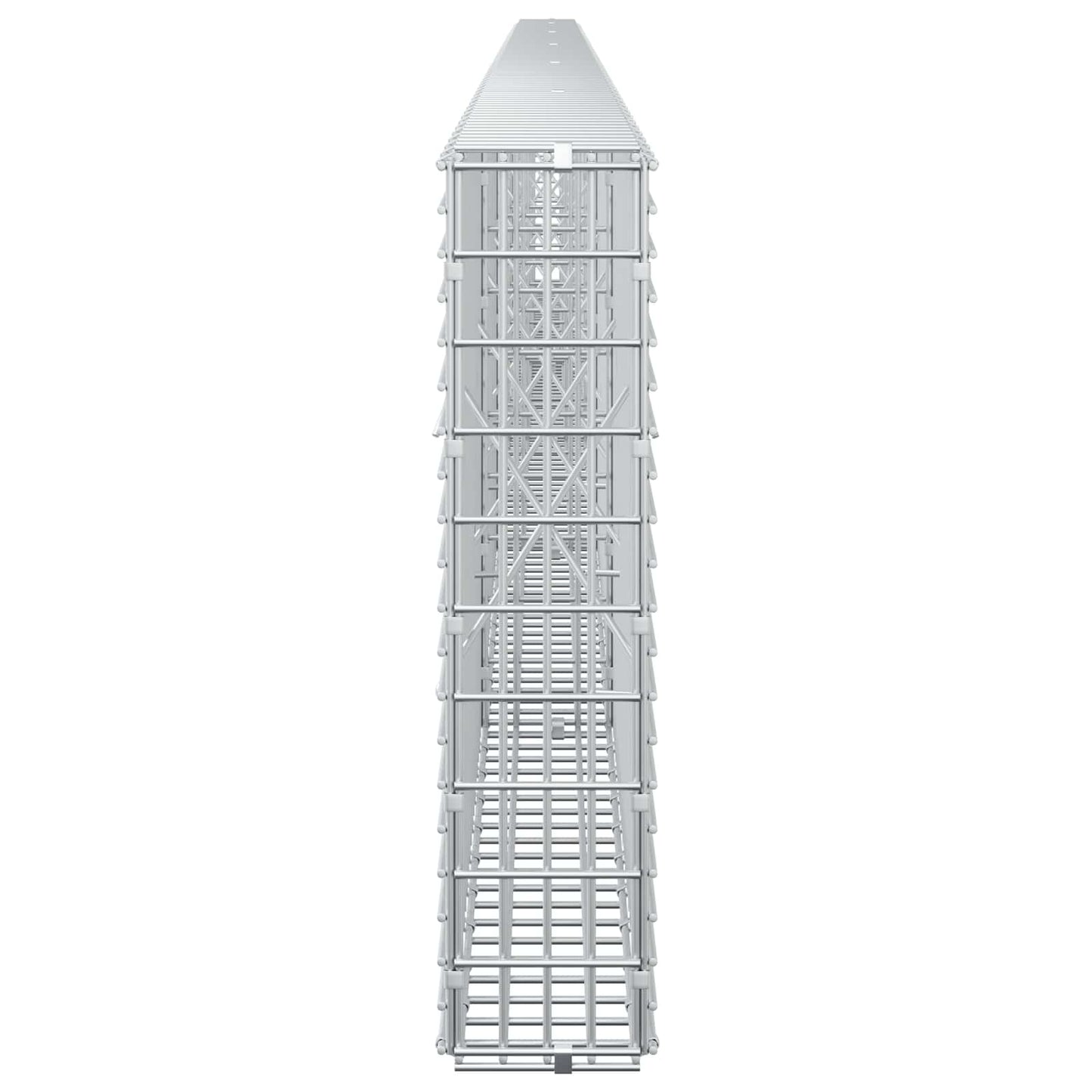 vidaXL Γκαμπιόν με σύρμα 5 mm και πλέγμα 5x2,5 cm 550x10x50 εκ