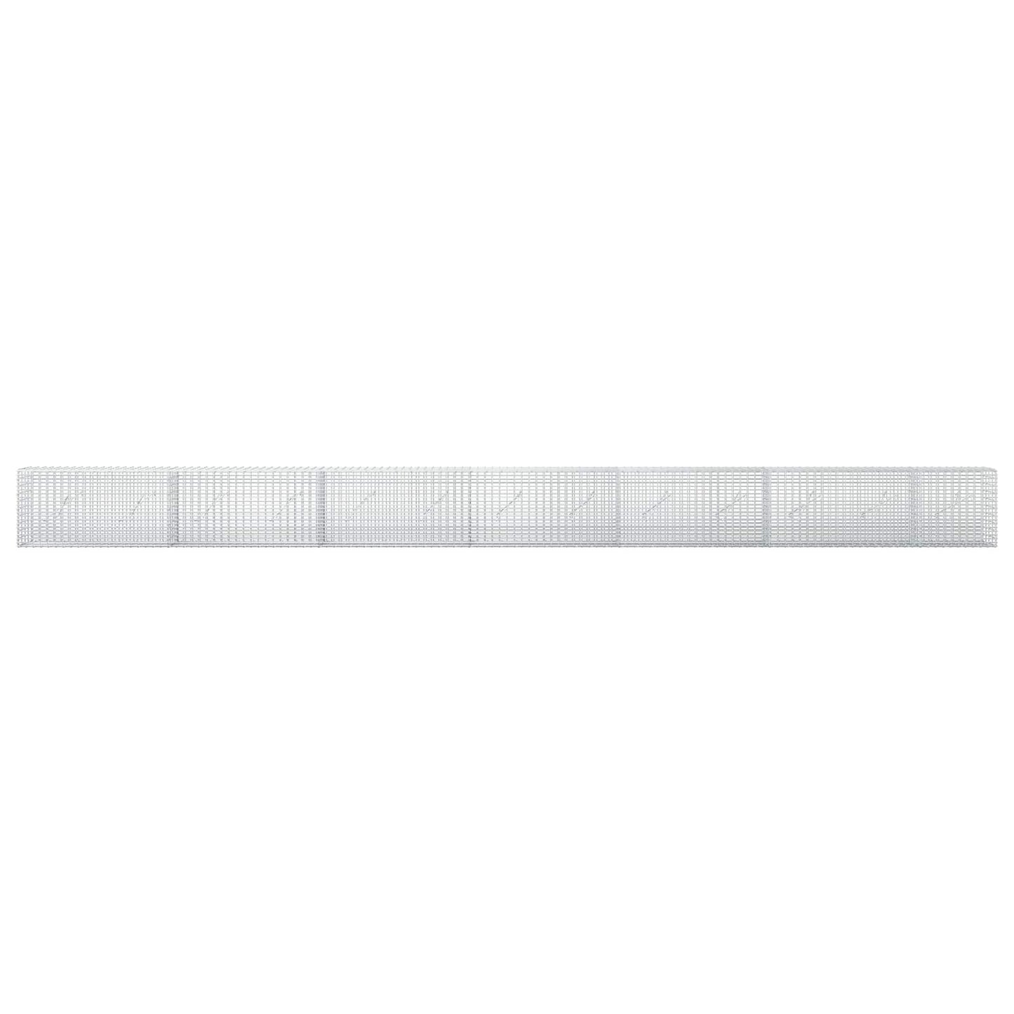 vidaXL Γκαμπιόν με σύρμα 5 mm και πλέγμα 5x2,5 cm 650x10x50 εκ