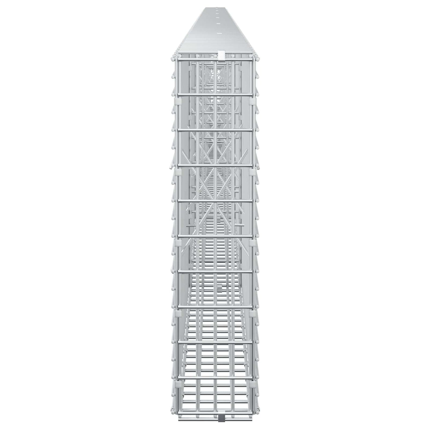 vidaXL Γκαμπιόν με σύρμα 5 mm και πλέγμα 5x2,5 cm 650x10x50 εκ