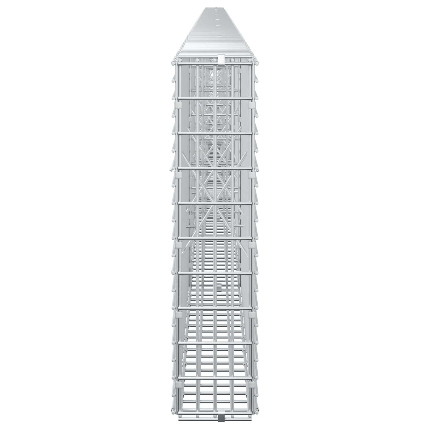 vidaXL Γκαμπιόν με σύρμα 5 mm και πλέγμα 5x2,5 cm 700x10x50 εκ.
