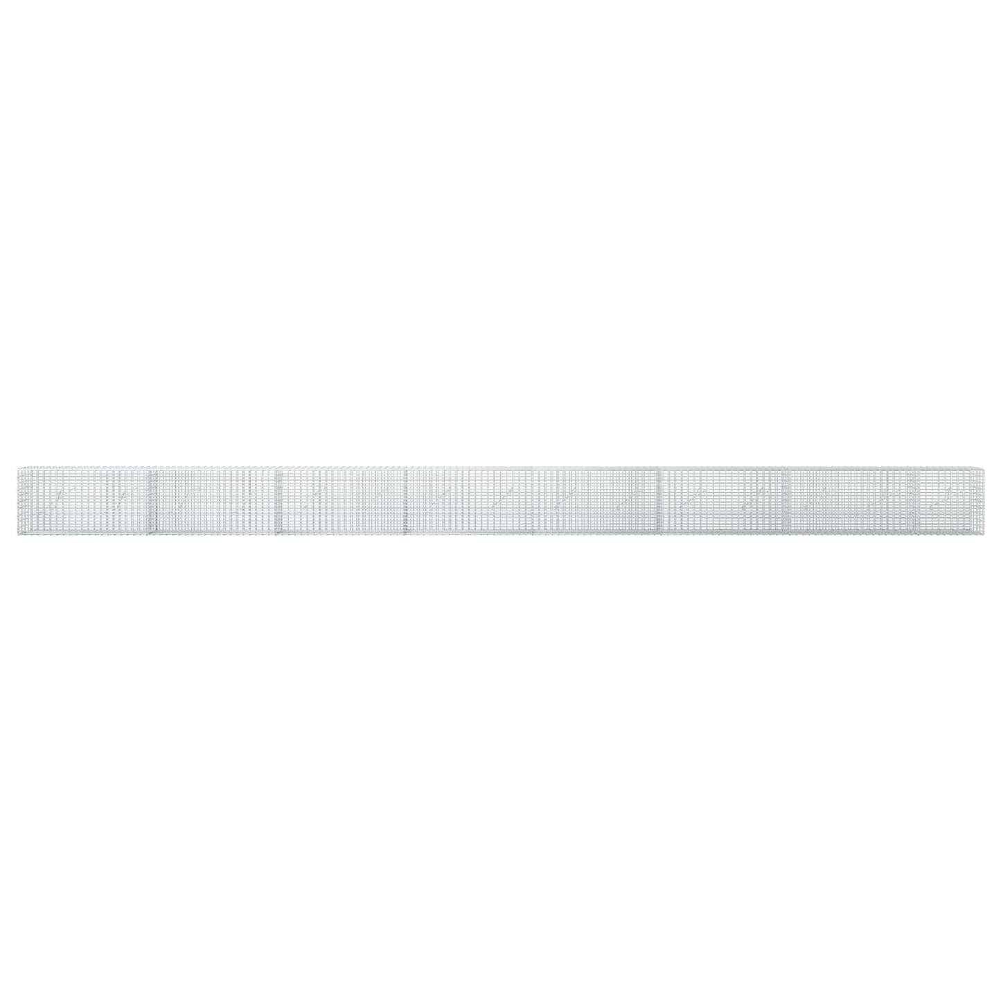 vidaXL Γκαμπιόν με σύρμα 5 mm και πλέγμα 5x2,5 cm 750x10x50 εκ.