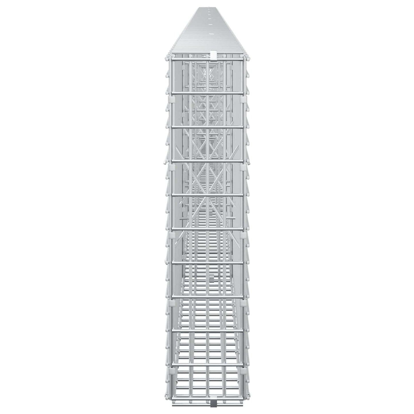 vidaXL Γκαμπιόν με σύρμα 5 mm και πλέγμα 5x2,5 cm 750x10x50 εκ.