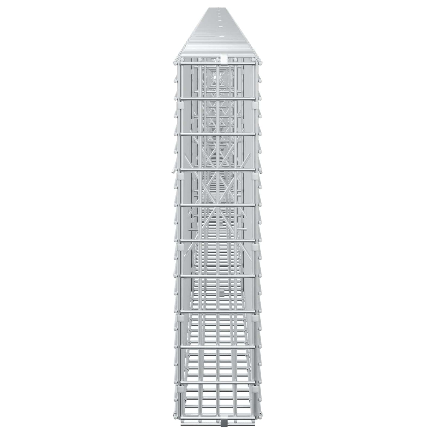 vidaXL Γκαμπιόν με σύρμα 5 mm και πλέγμα 5x2,5 cm 800x10x50 εκ