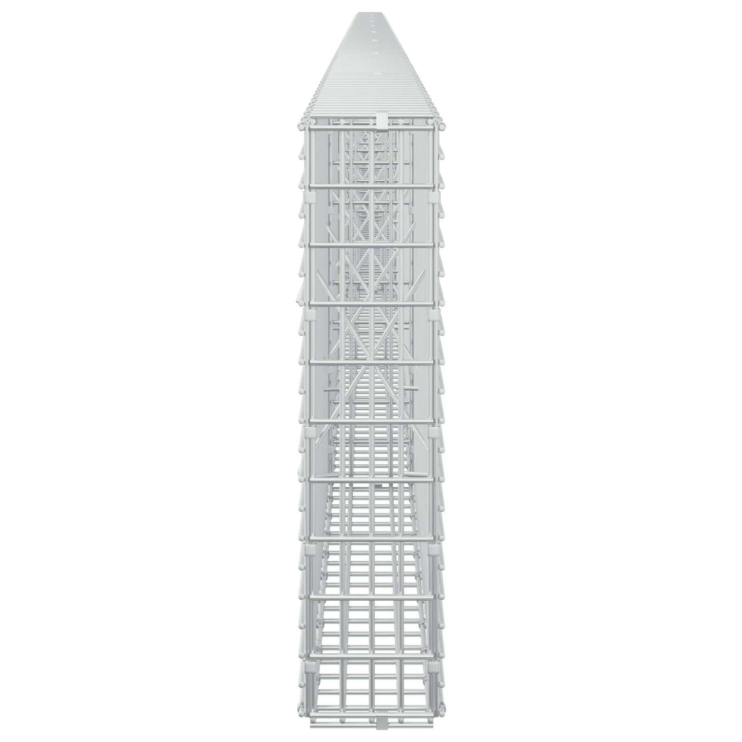 vidaXL Γκαμπιόν με σύρμα 5 mm και πλέγμα 5x2,5 cm 900x10x50 εκ