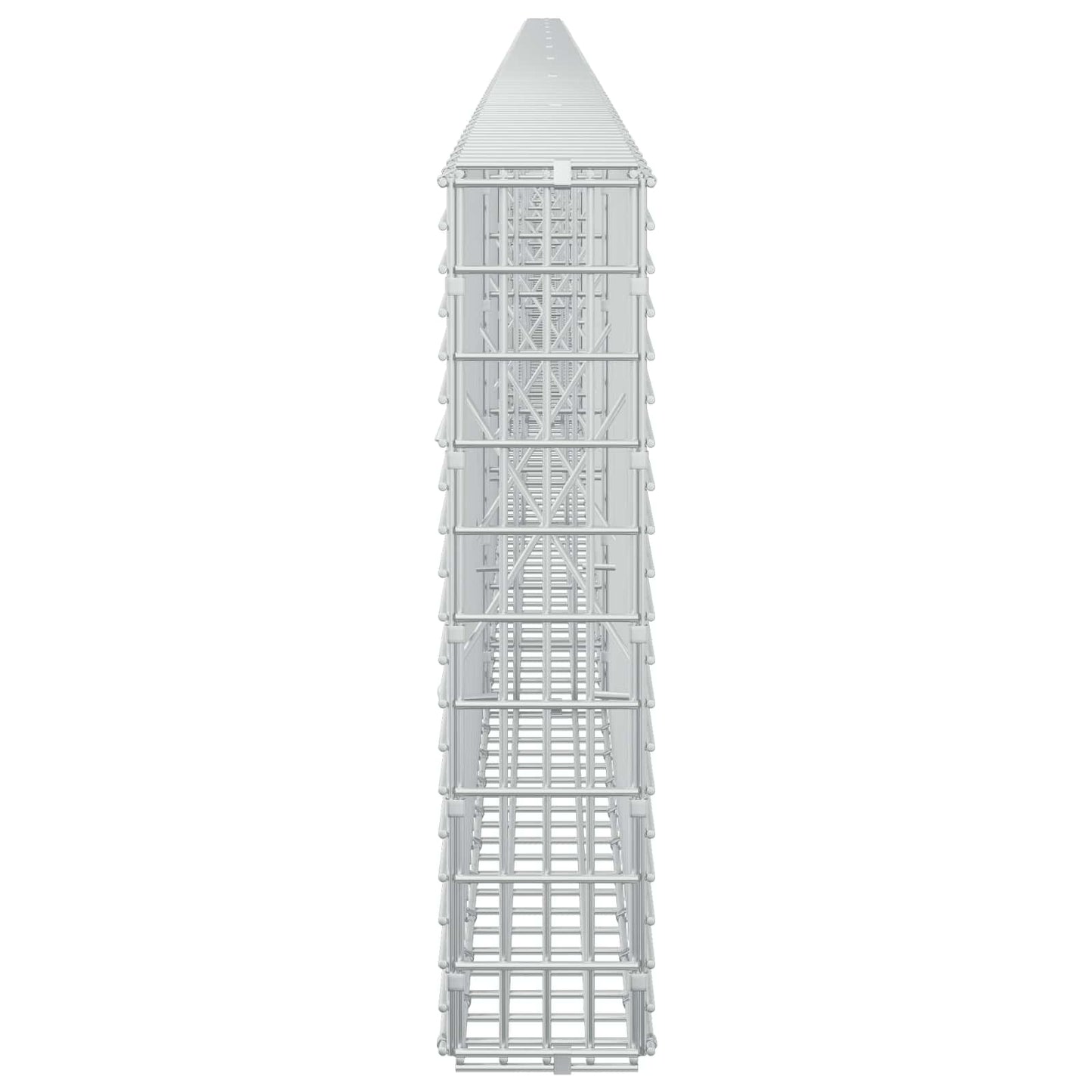 vidaXL Γκαμπιόν με σύρμα 5 mm και πλέγμα 5x2,5 cm 950x10x50 εκ