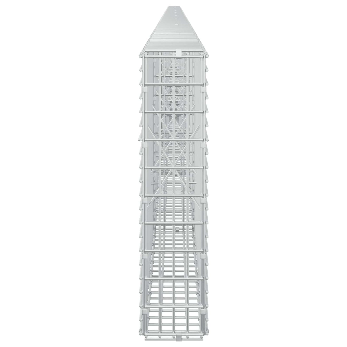 vidaXL Γκαμπιόν με σύρμα 5 mm και πλέγμα 5x2,5 cm 1000x10x50 εκ