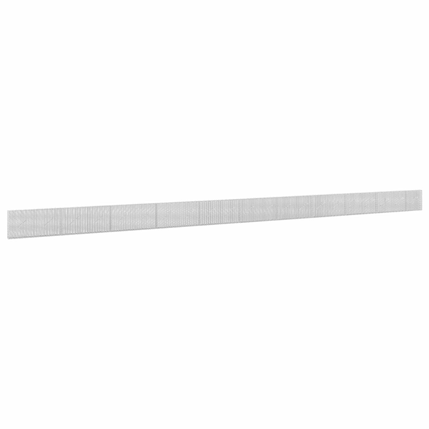 vidaXL Γκαμπιόν με σύρμα 5 mm και πλέγμα 5x2,5 cm 1050x10x50 εκ