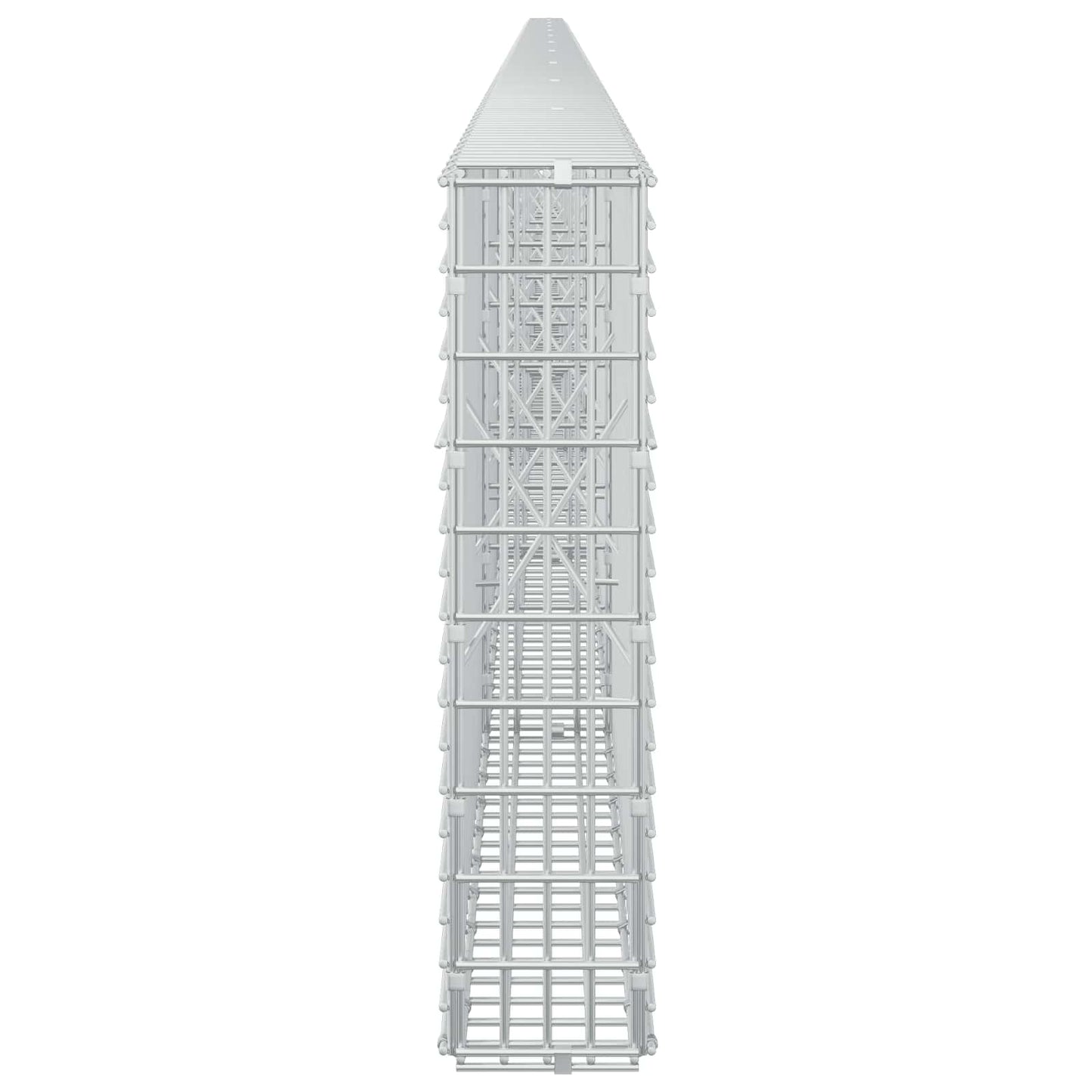 vidaXL Γκαμπιόν με σύρμα 5 mm και πλέγμα 5x2,5 cm 1050x10x50 εκ