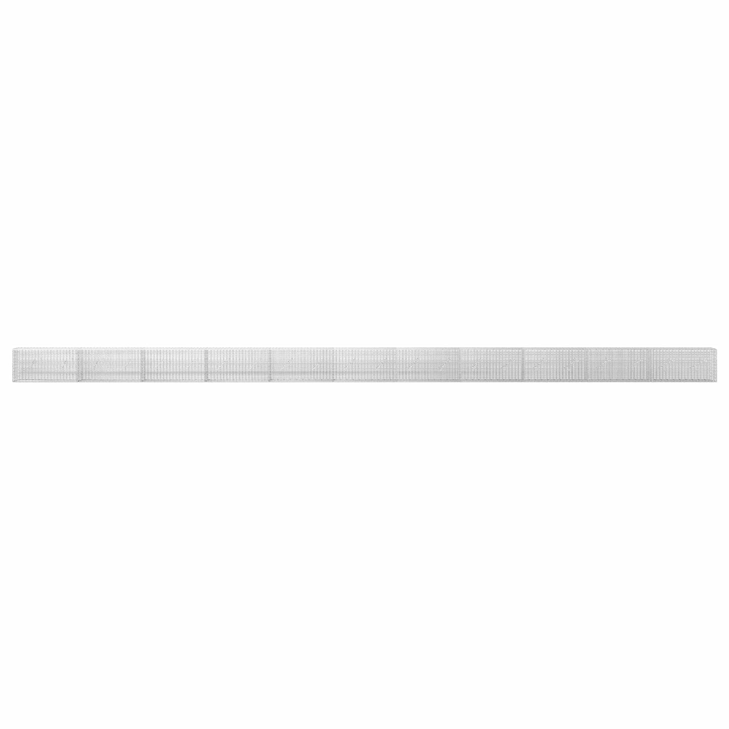 vidaXL Γκαμπιόν με σύρμα 5 mm και πλέγμα 5x2,5 cm 1100x10x50 εκ