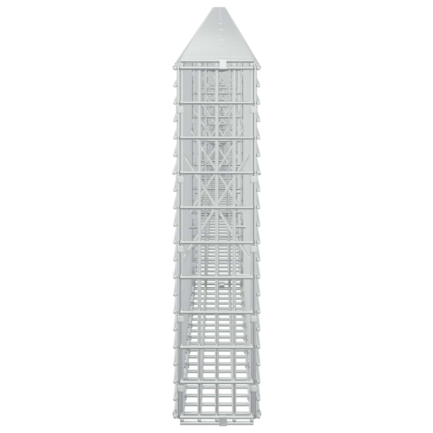 vidaXL Γκαμπιόν με σύρμα 5 mm και πλέγμα 5x2,5 cm 1150x10x50 εκ