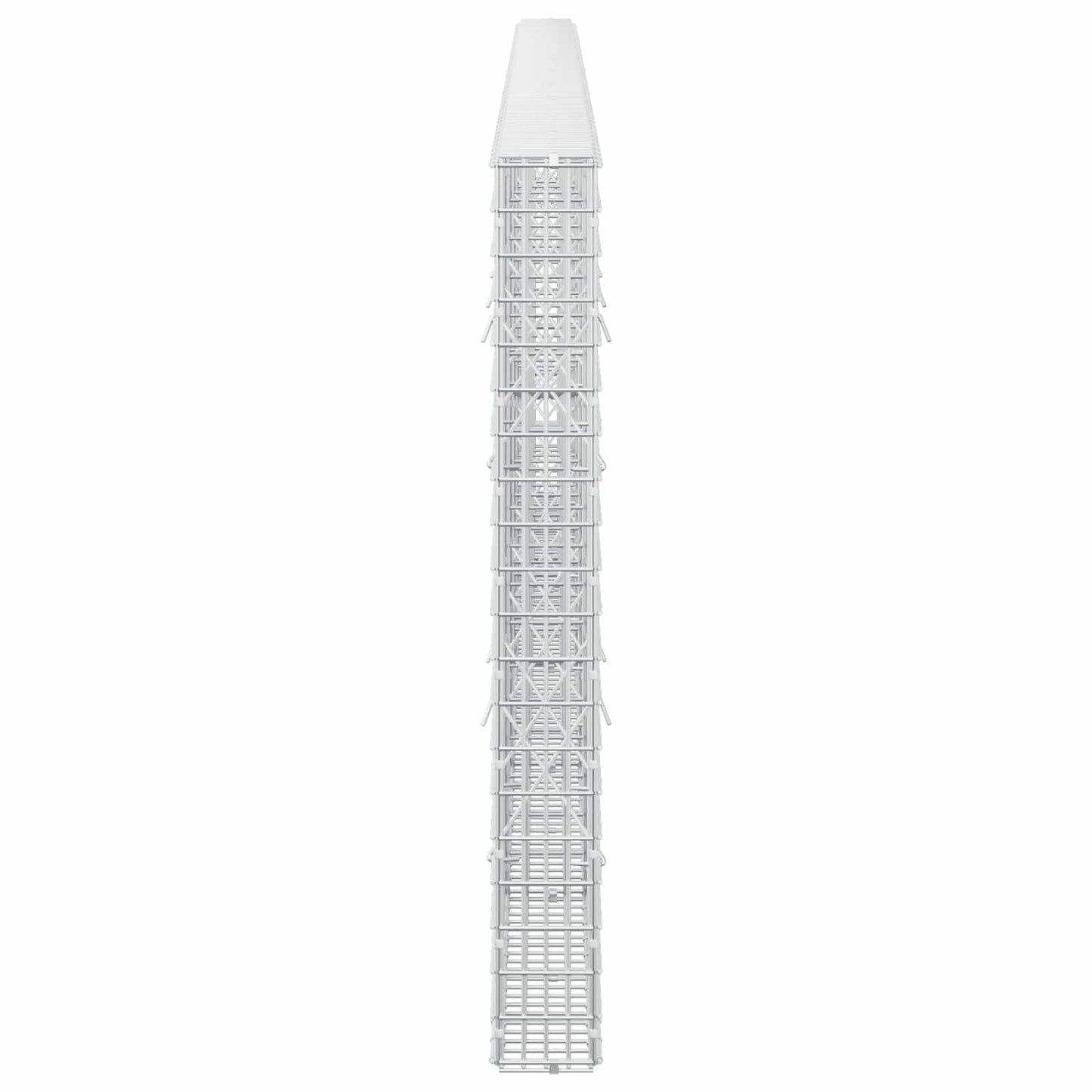 vidaXL Γκαμπιόν με σύρμα 5 mm και πλέγμα 5x2,5 cm 550x10x100 εκ