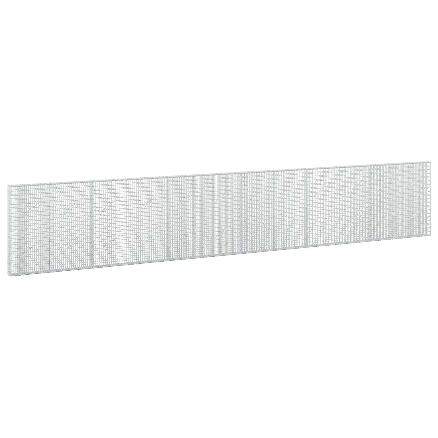 vidaXL Γκαμπιόν με σύρμα 5 mm και πλέγμα 5x2,5 cm 600x10x100 εκ