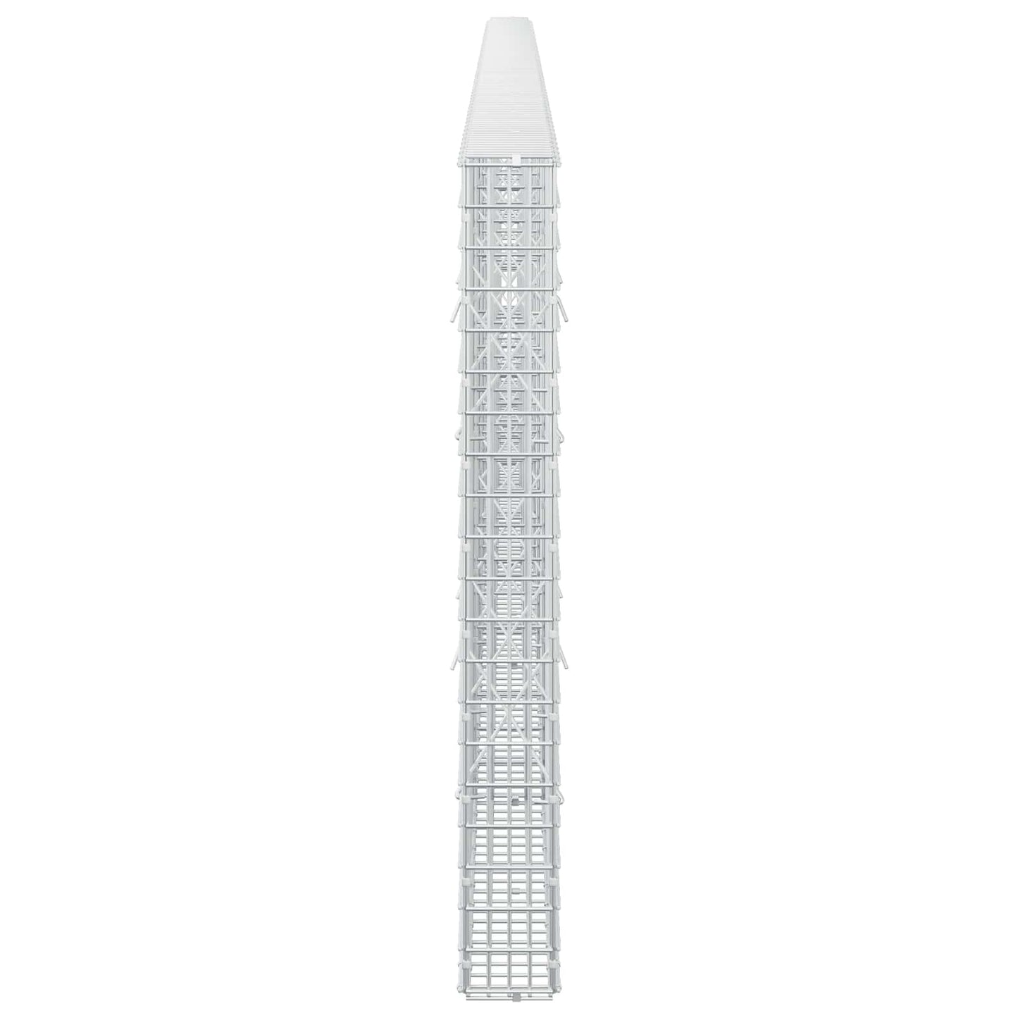 vidaXL Γκαμπιόν με σύρμα 5 mm και πλέγμα 5x2,5 cm 600x10x100 εκ