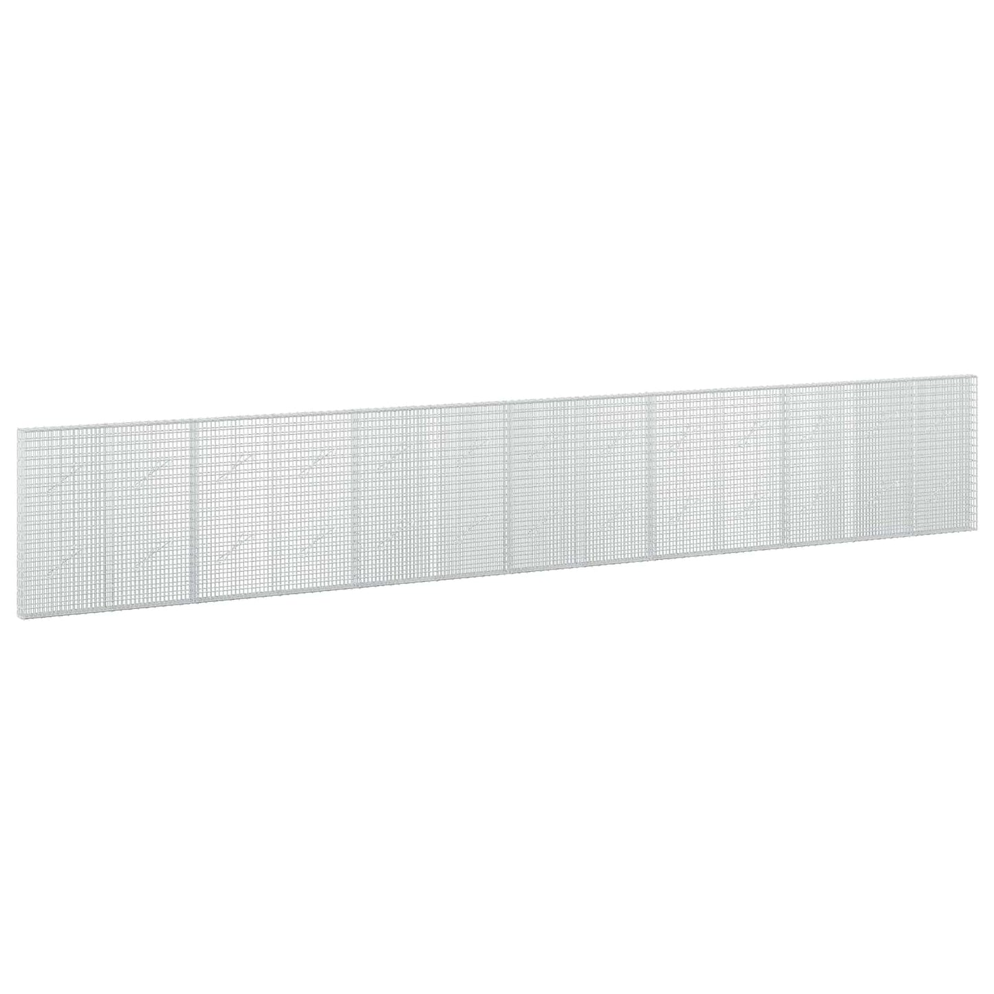 vidaXL Γκαμπιόν με σύρμα 5 mm και πλέγμα 5x2,5 cm 650x10x100 εκ