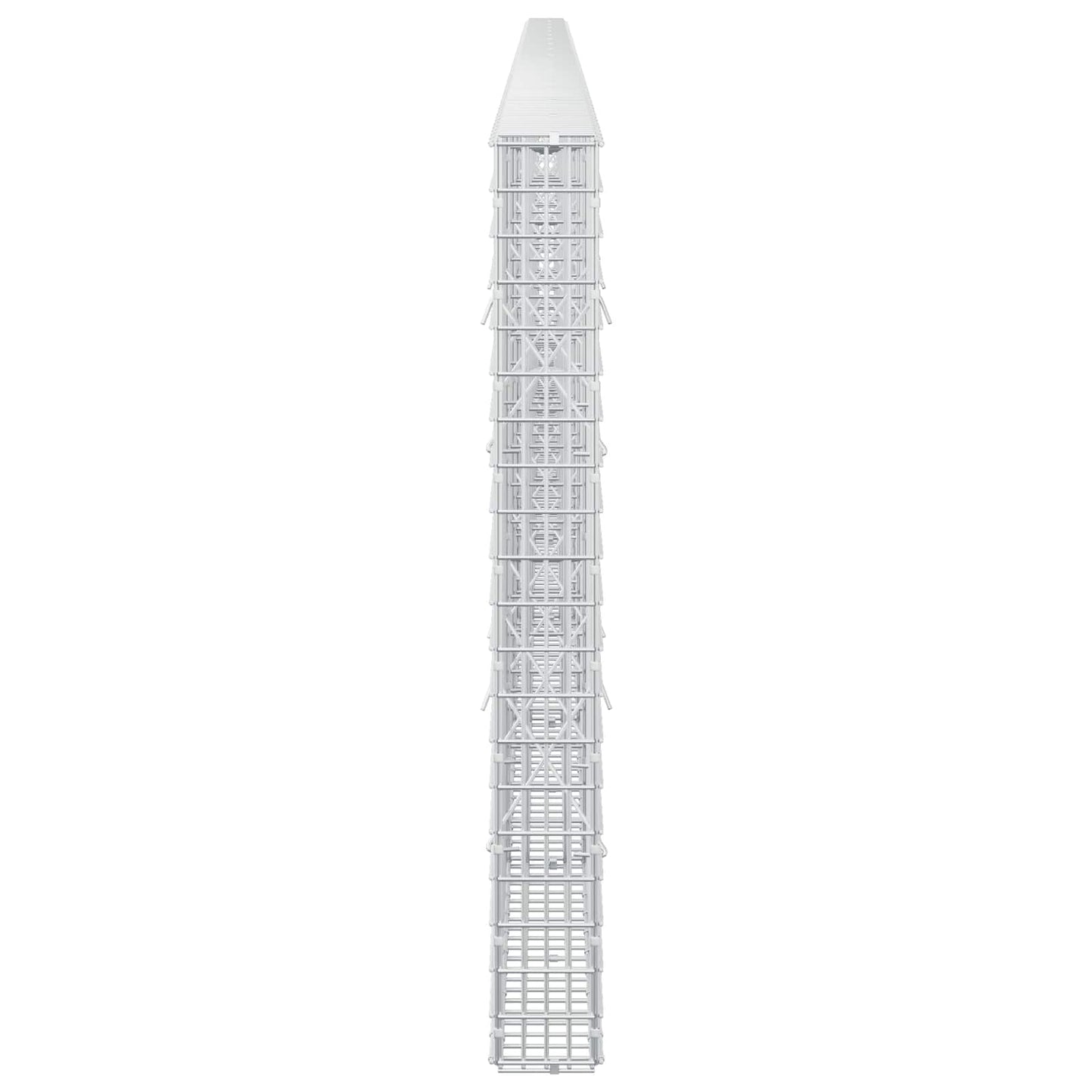 vidaXL Γκαμπιόν με σύρμα 5 mm και πλέγμα 5x2,5 cm 800x10x100 εκ