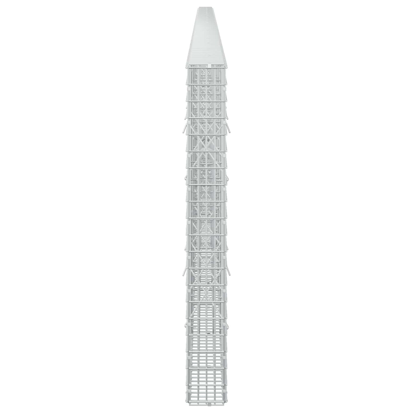 vidaXL Γκαμπιόν με σύρμα 5 mm και πλέγμα 5x2,5 cm 900x10x100 εκ
