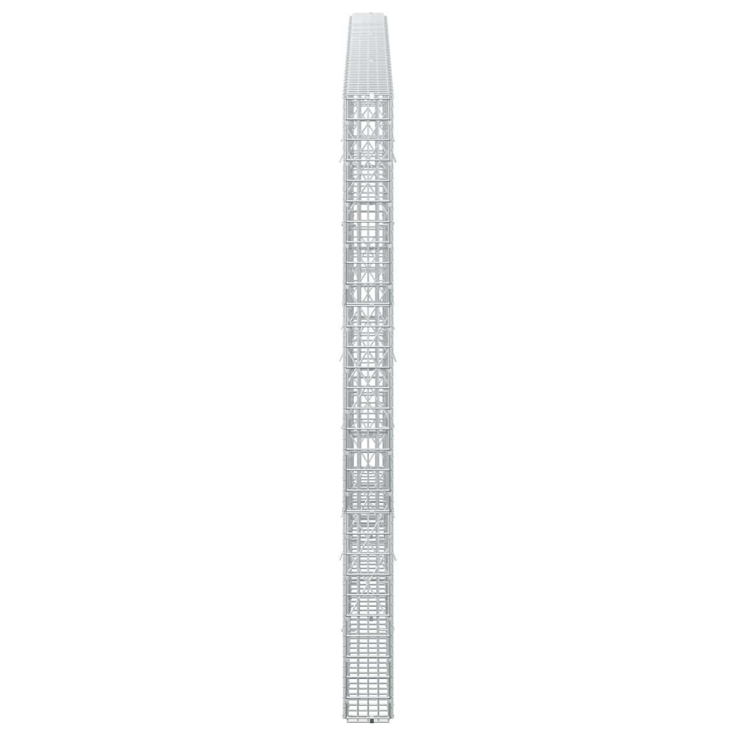 vidaXL Γκαμπιόν με σύρμα 5 mm και πλέγμα 5x2,5 cm 300x10x150 εκ