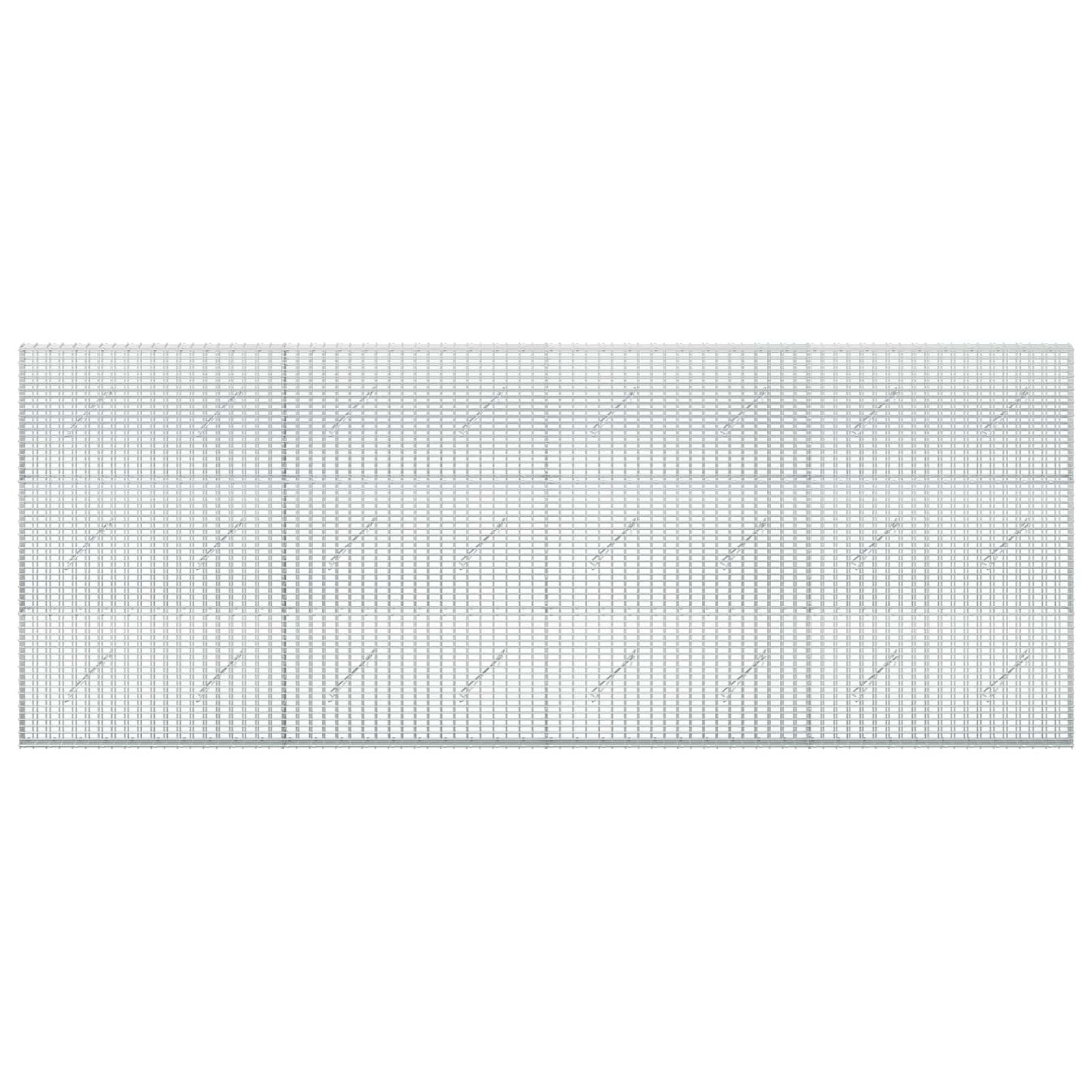 vidaXL Γκαμπιόν με σύρμα 5 mm και πλέγμα 5x2,5 cm 400x10x150 εκ