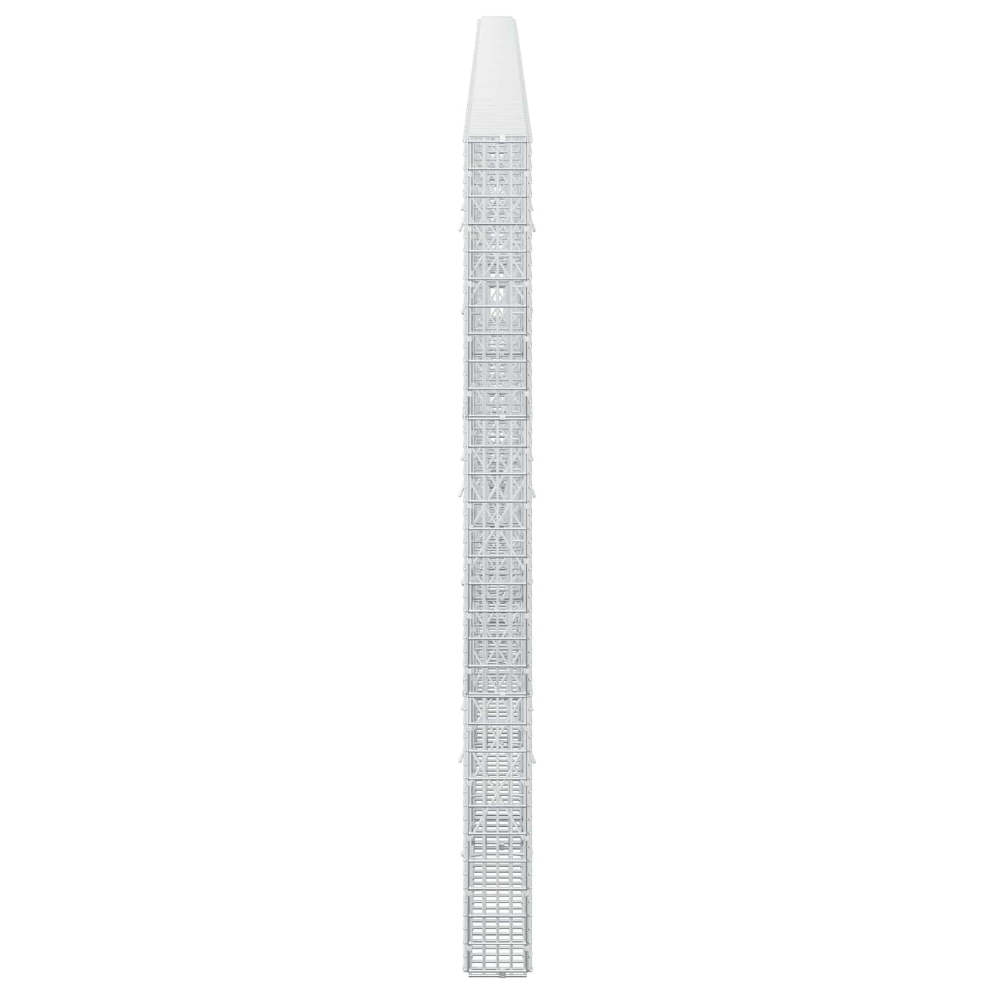 vidaXL Γκαμπιόν με σύρμα 5 mm και πλέγμα 5x2,5 cm 650x10x150 εκ