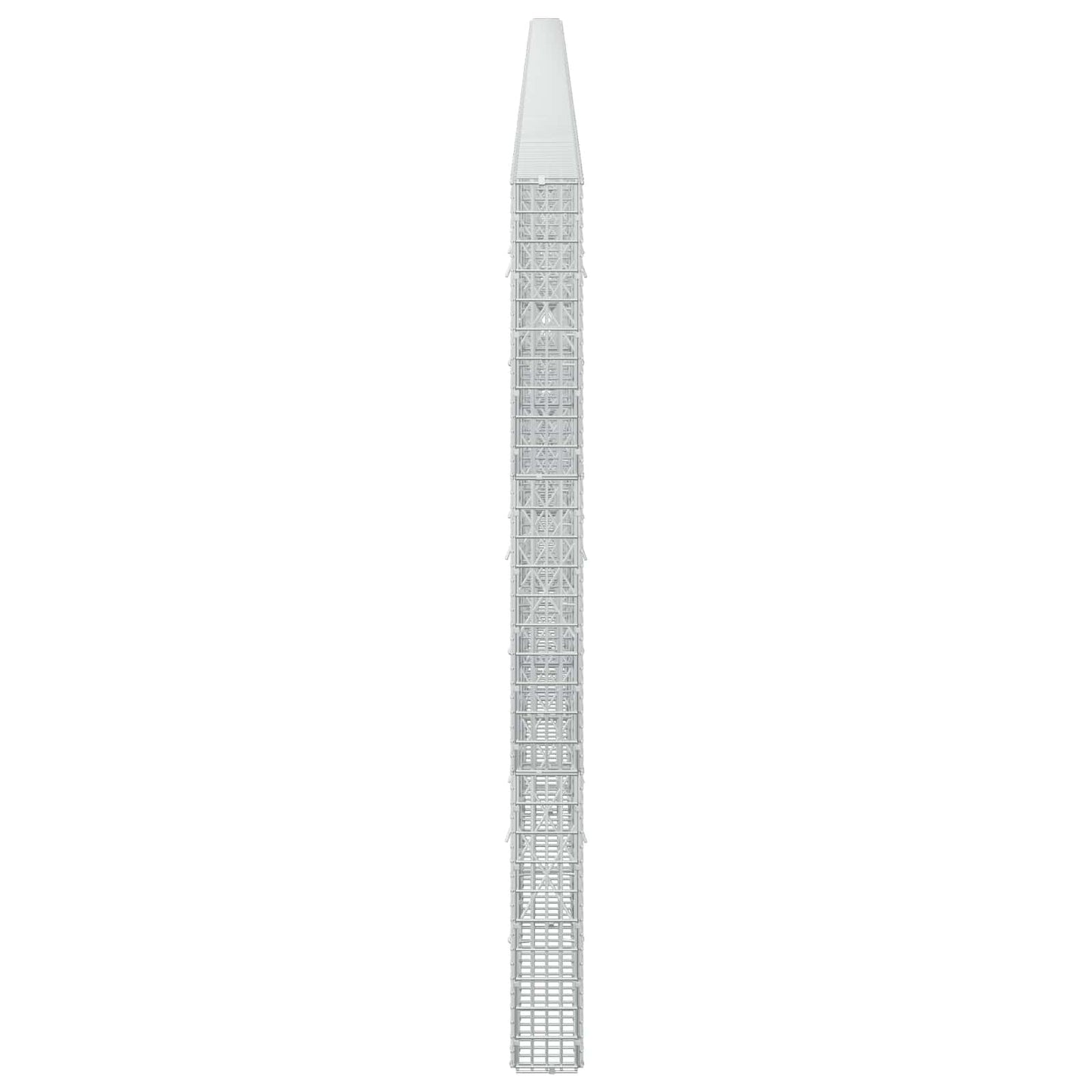 vidaXL Γκαμπιόν με σύρμα 5 mm και πλέγμα 5x2,5 cm 950x10x150 εκ