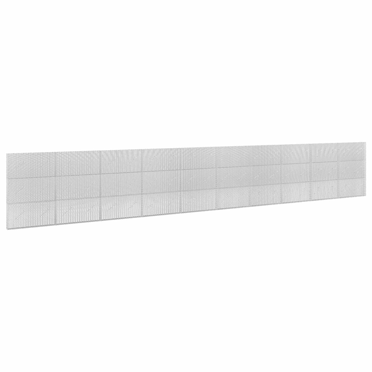 vidaXL Γκαμπιόν με σύρμα 5 mm και πλέγμα 5x2,5 cm 1000x10x150 εκ